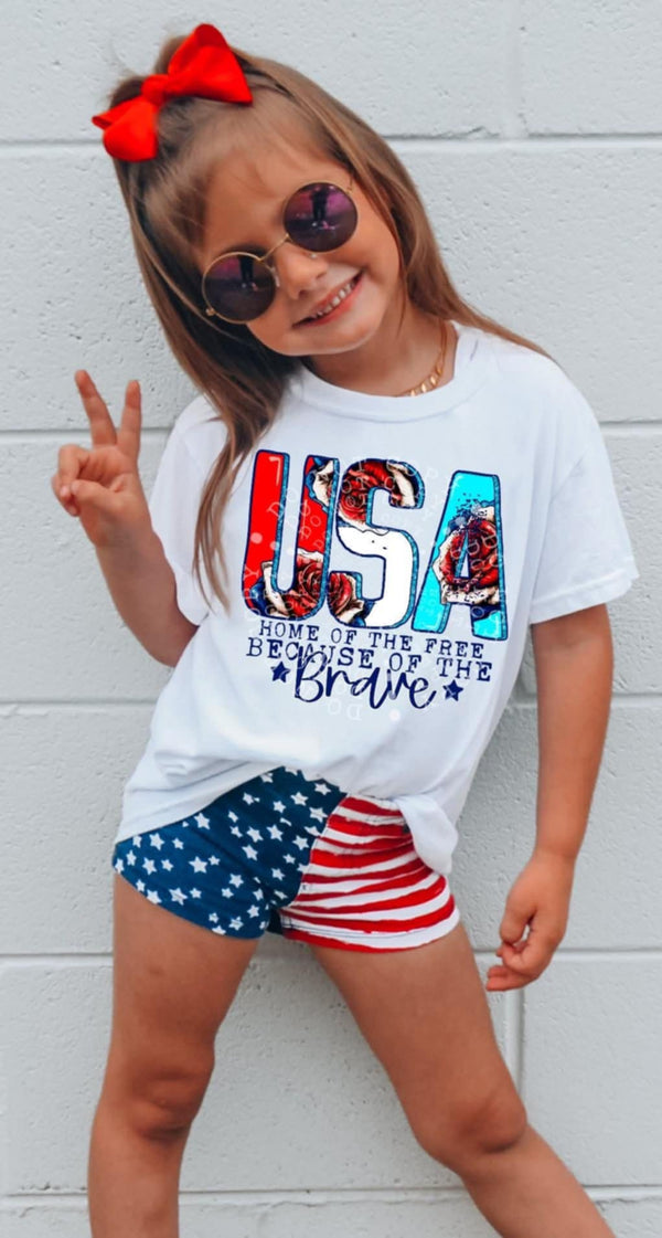 USA home of the brave 99409 DTF transfer