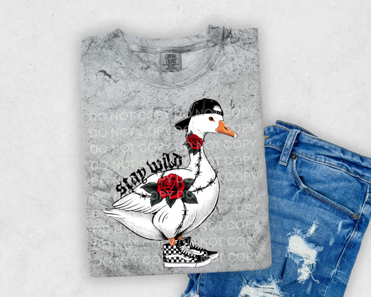 Stay wild duck (SCG) 96285 DTF transfer