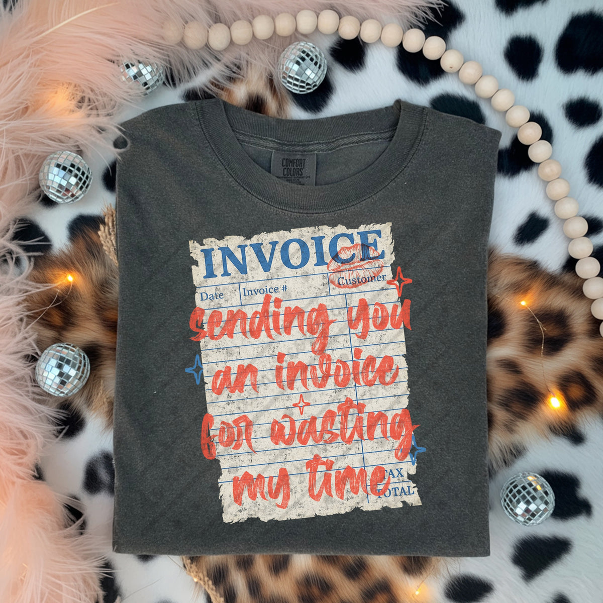 Invoice for wasting my time (scarlow) DTF transfer