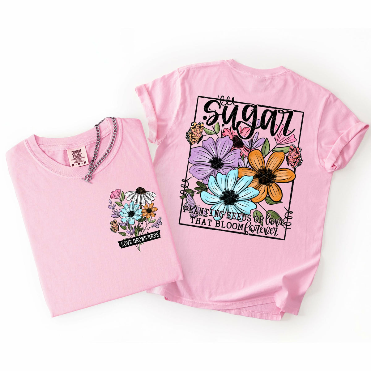 Sugar planting seeds (back print only) (SDD) DTF transfer