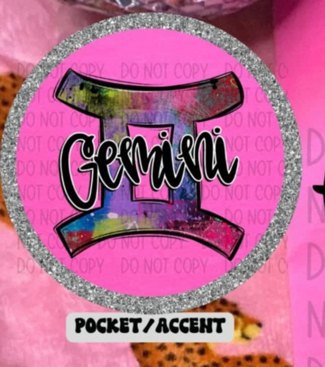 Gemini pocket (SWD) 92280 DTF transfer