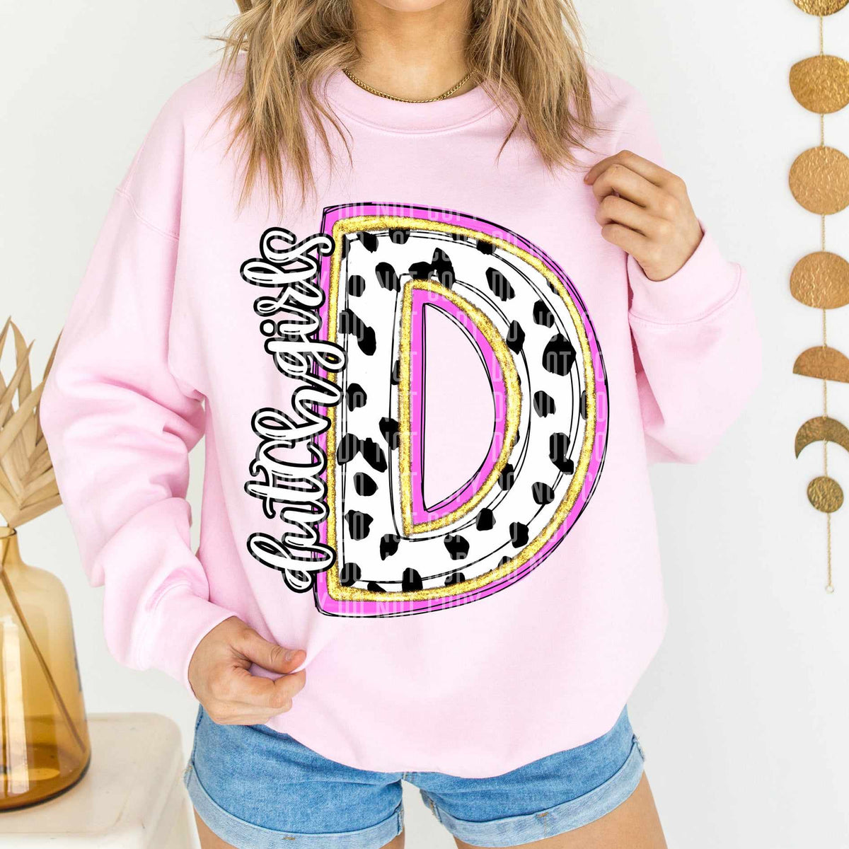 Dutch Girls Polka Font Mascot Caplinger 56163 DTF transfer