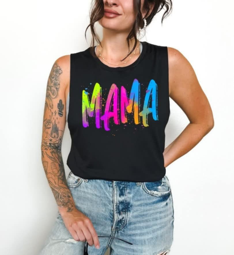 Mama neon splash (S&G) 100431 DTF transfer