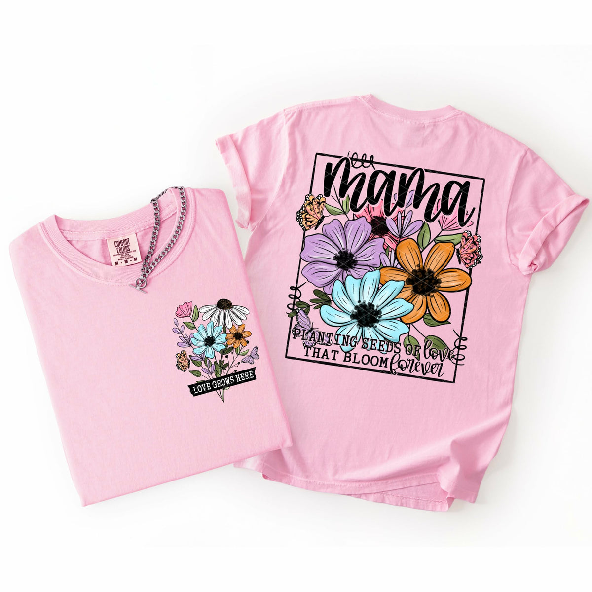 Mama planting seeds (back print only) (SDD) DTF transfer