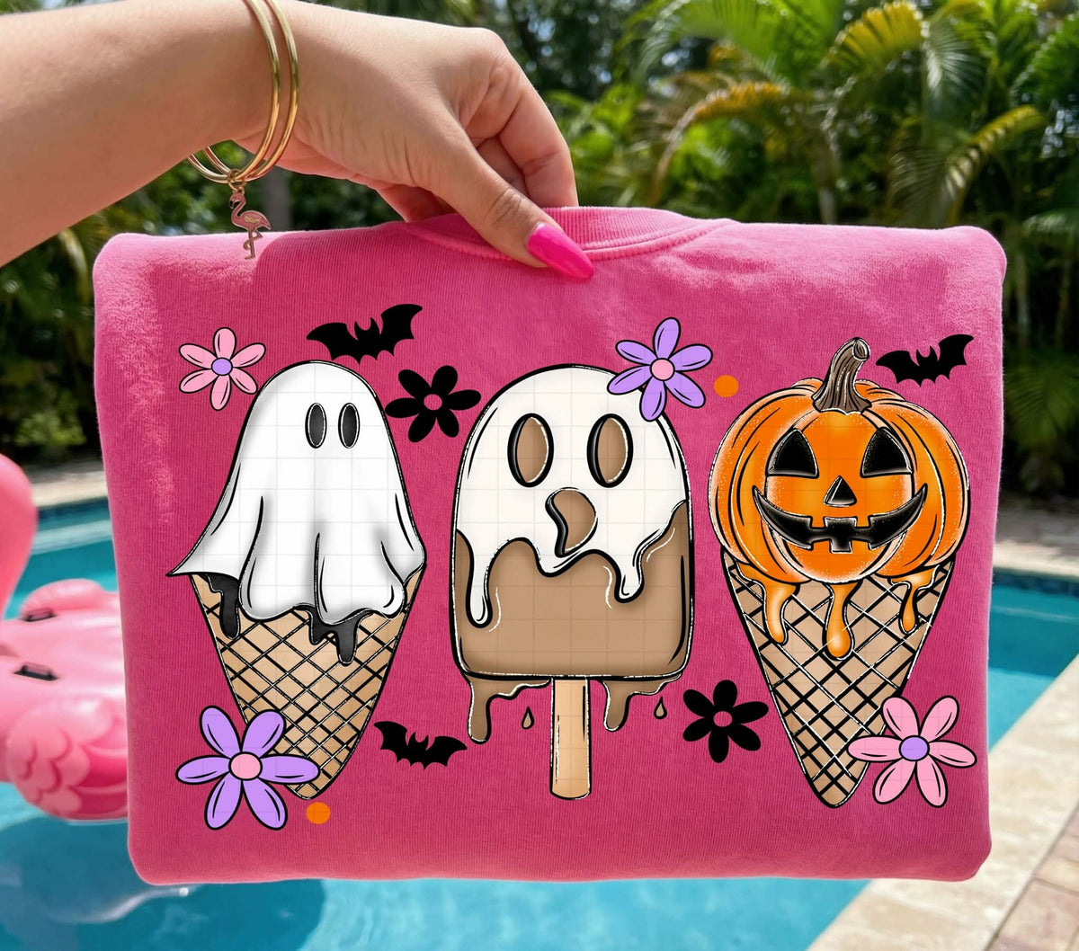 Spooky ice cream no words Sunday Special DTF transfer