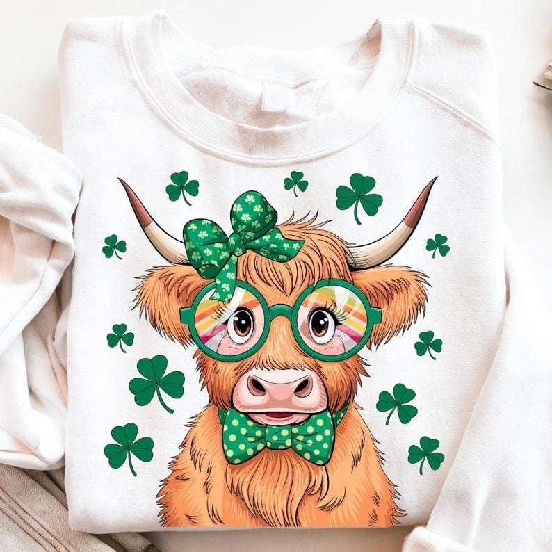 St Patrick’s cow 75975 DTF transfer