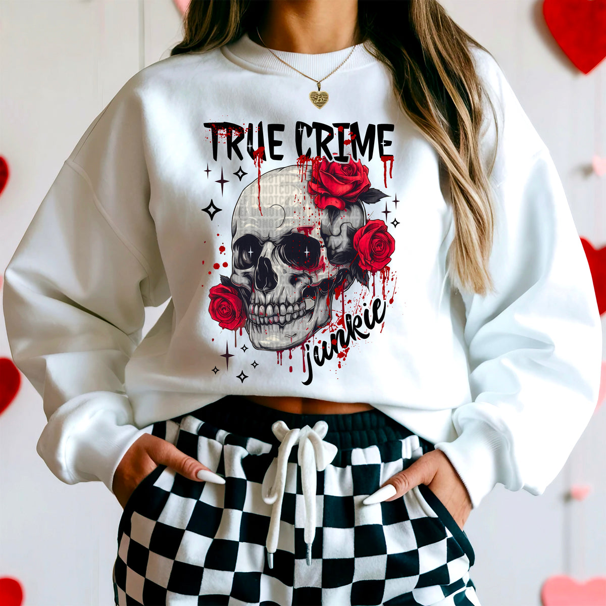 True crime junkie 93733 DTF transfer