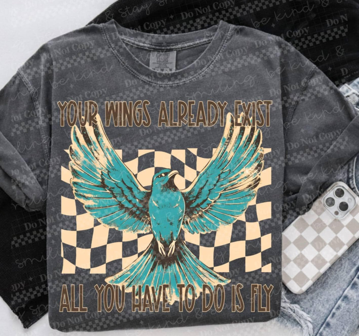 Your wings already exist all you have to do is fly 106014 DTF transfer