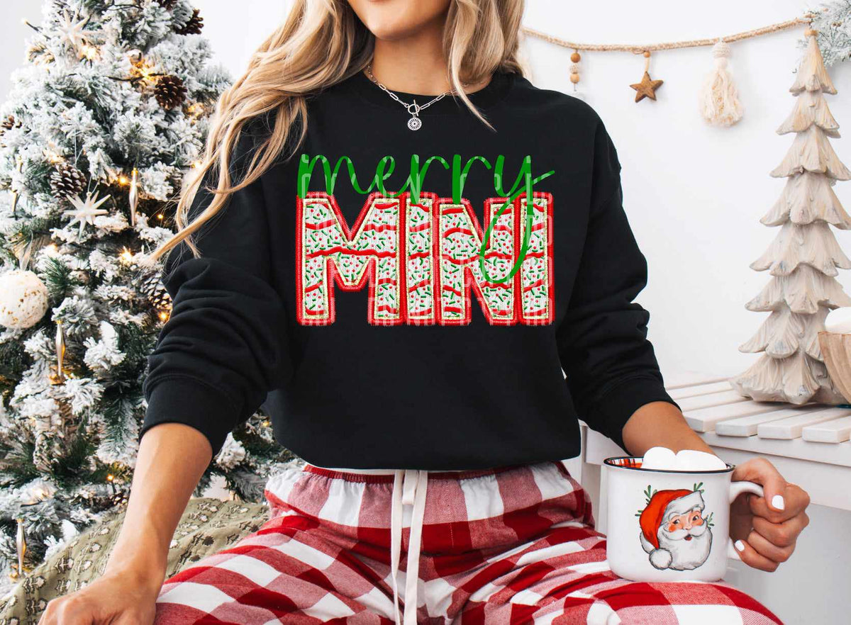 Merry mini cake filled (caplinger) 73003 DTF transfer