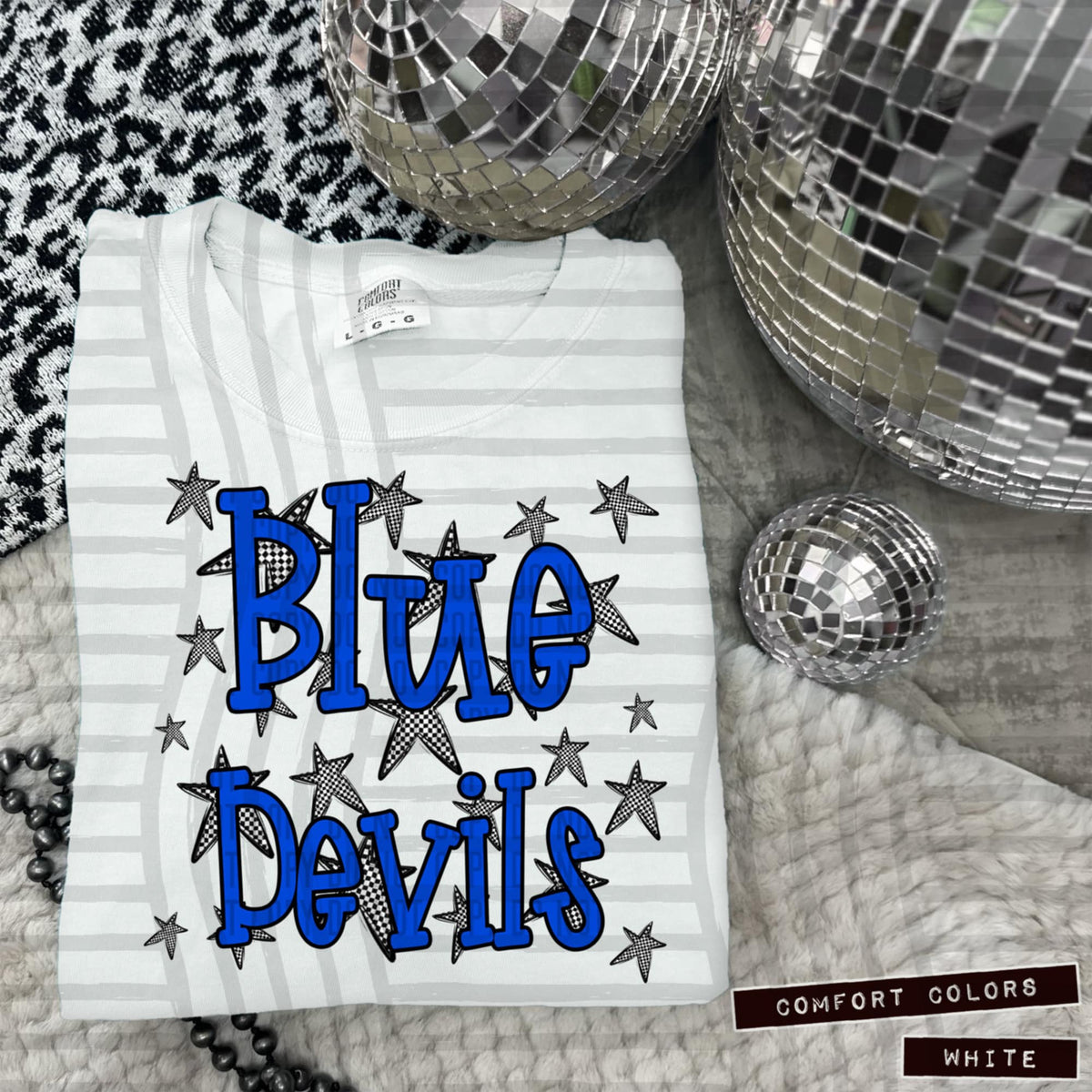 Blue Staggered Mascots (Caplinger)