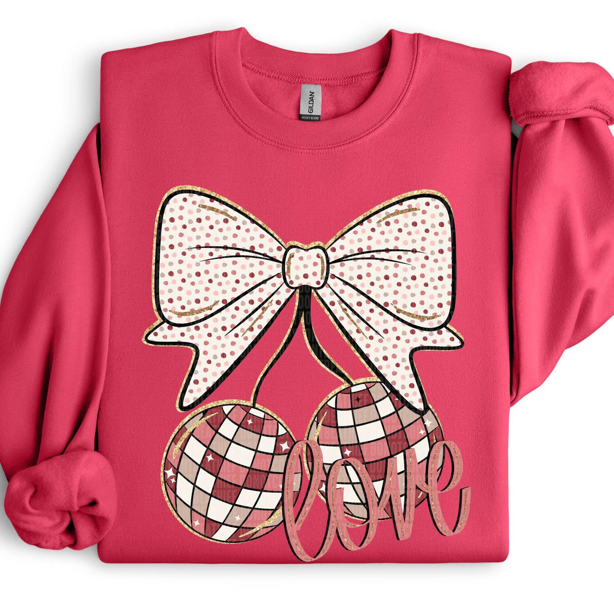 Love disco cherries (SDD) DTF transfer