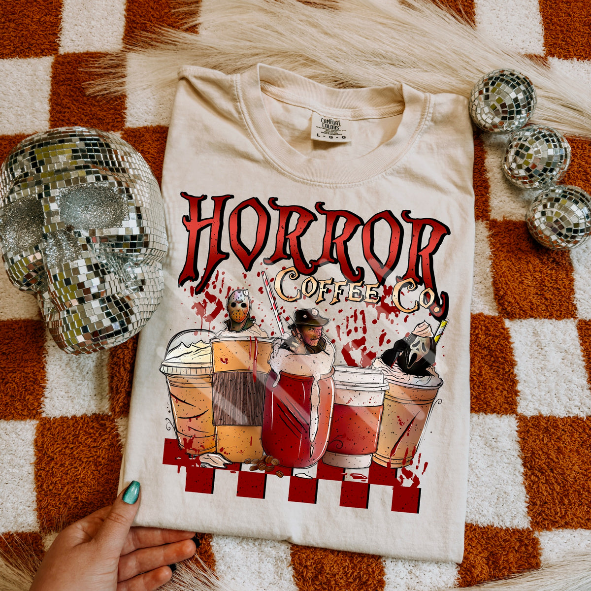 Horror Coffee with fred (cstage) 114275 DTF transfer