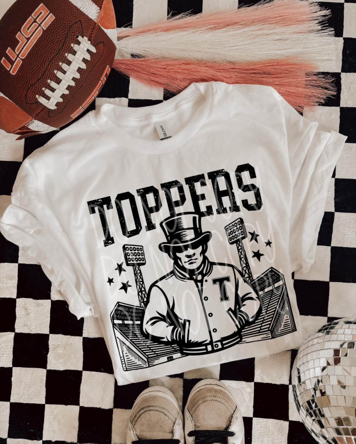 Toppers Letterman mascots PHDC DTF transfer