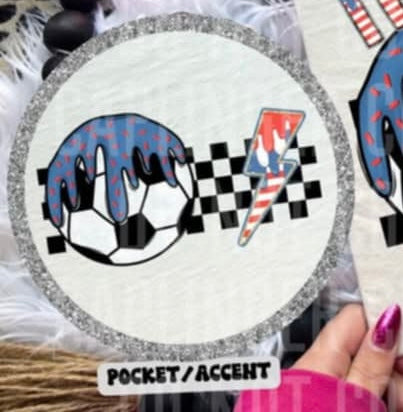 Soccer drip pocket (Caplinger) 94771 DTF transfer