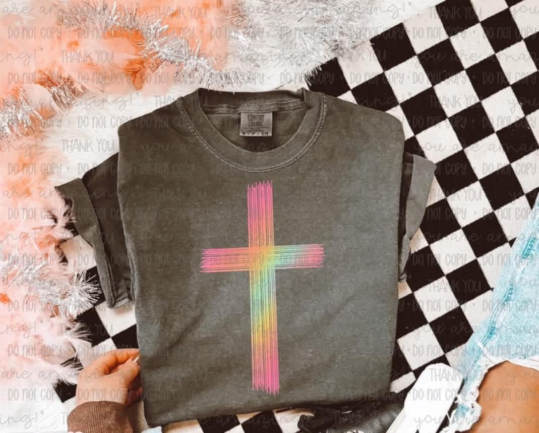 Colorful cross (OHD) 99511 DTF transfer