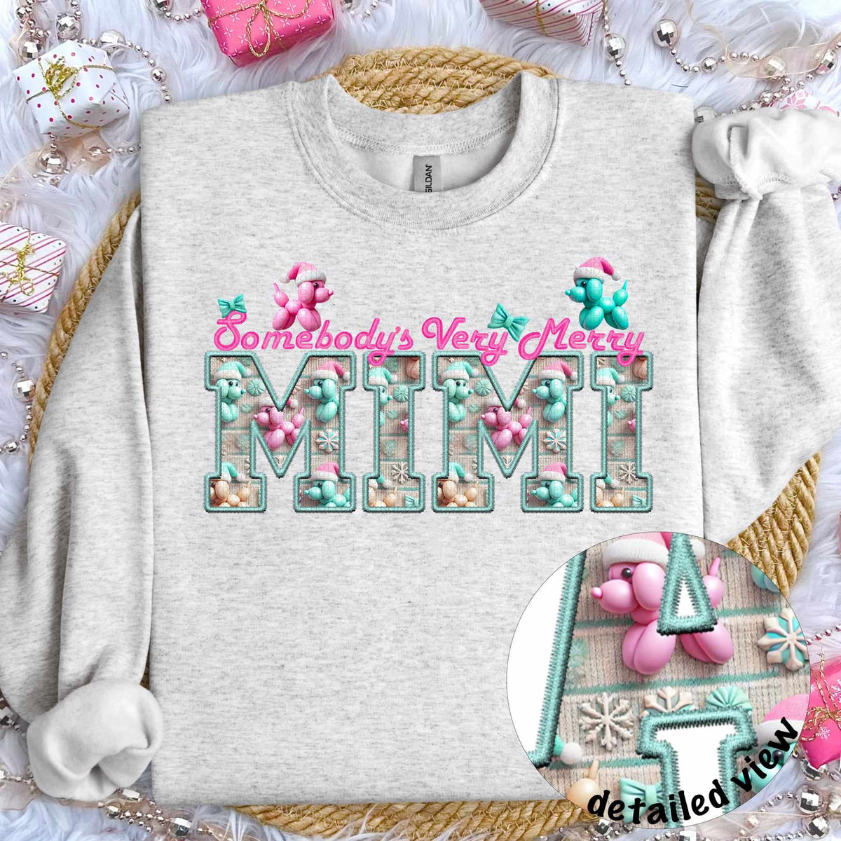 Somebody’s very merry Mimi (HW) 64438 DTF transfer