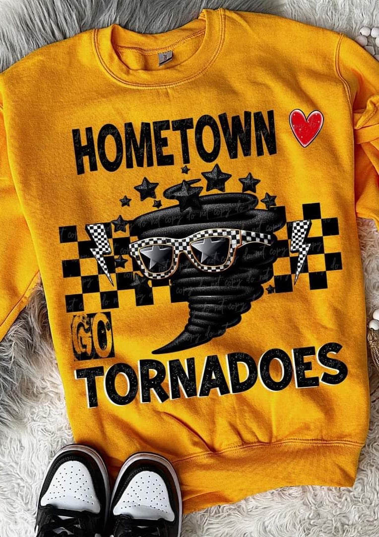 Hometown tornadoes (VIRGO) 55702 DTF transfer