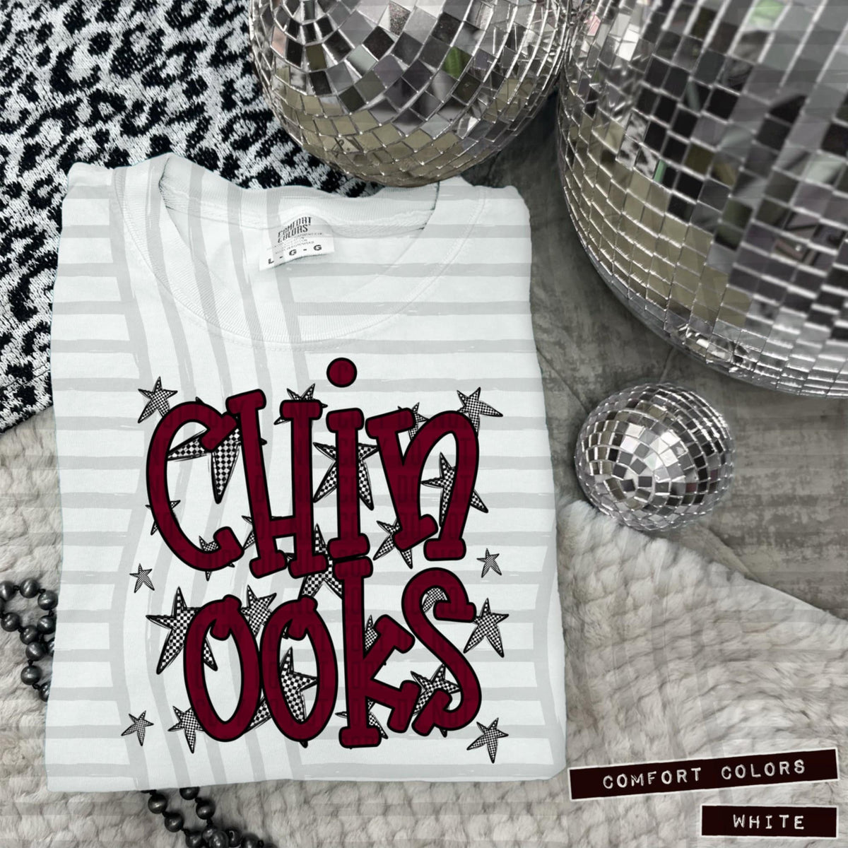 Maroon Staggered Mascots (Caplinger)