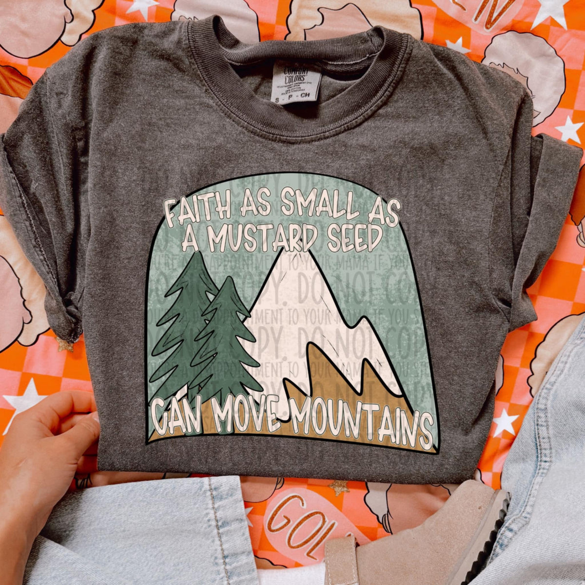 Faith as small as a mustard seed can move mountains (SWD) 99642 DTF transfer