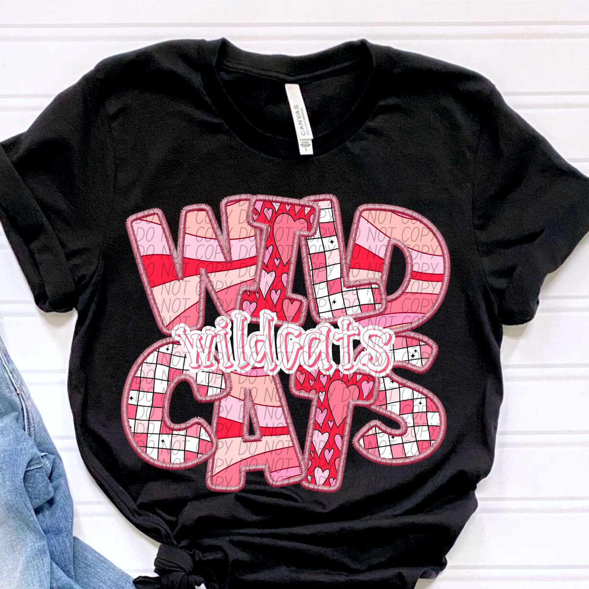 Wildcats pink groovy (CITY) 80541 DTF transfer