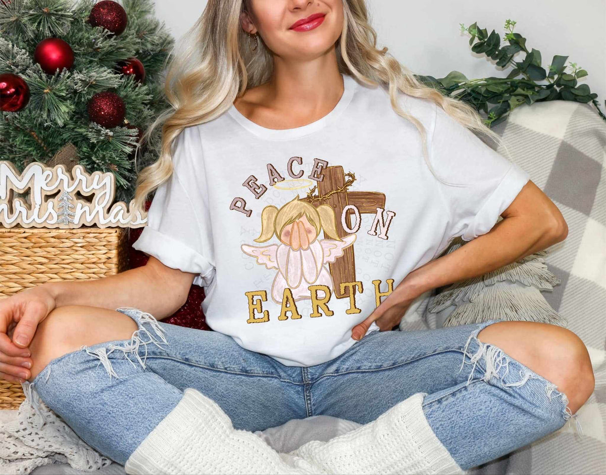Peace on earth 62292 DTF transfer