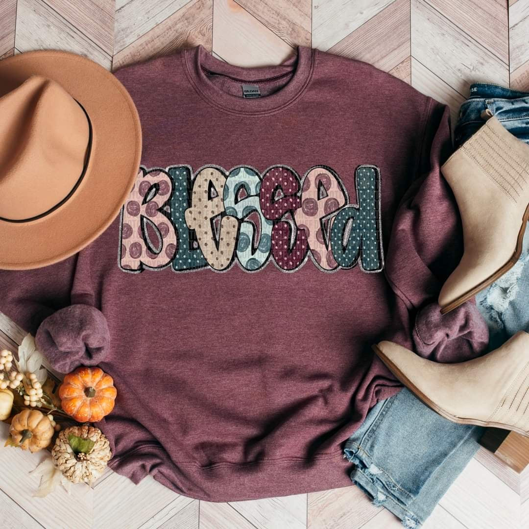 Blessed polka dots 53712 DTF transfer