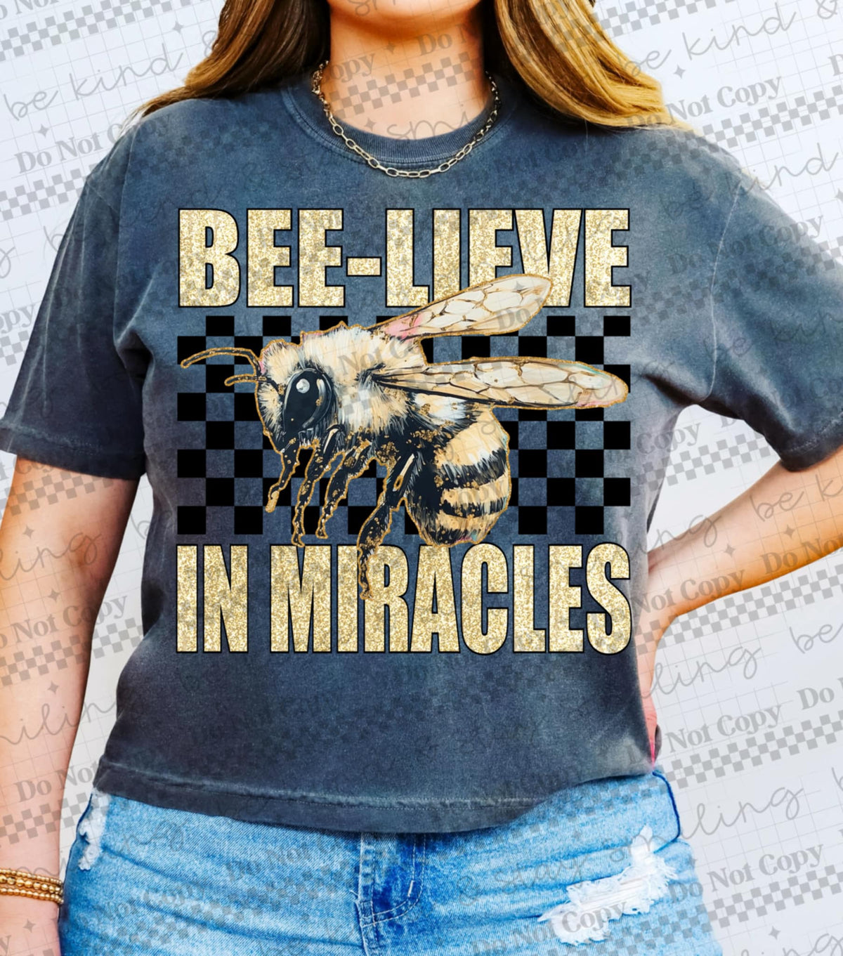 Bee-lieve in miracles 107180 DTF transfer