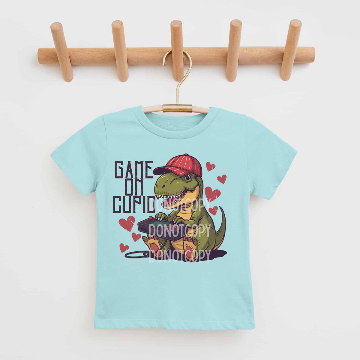 Game on Cupid dinosaur (CSG) DTF Transfer