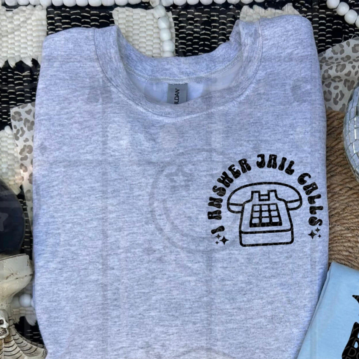 I cant believe im still single jail calls POCKET (HW) DTF transfer