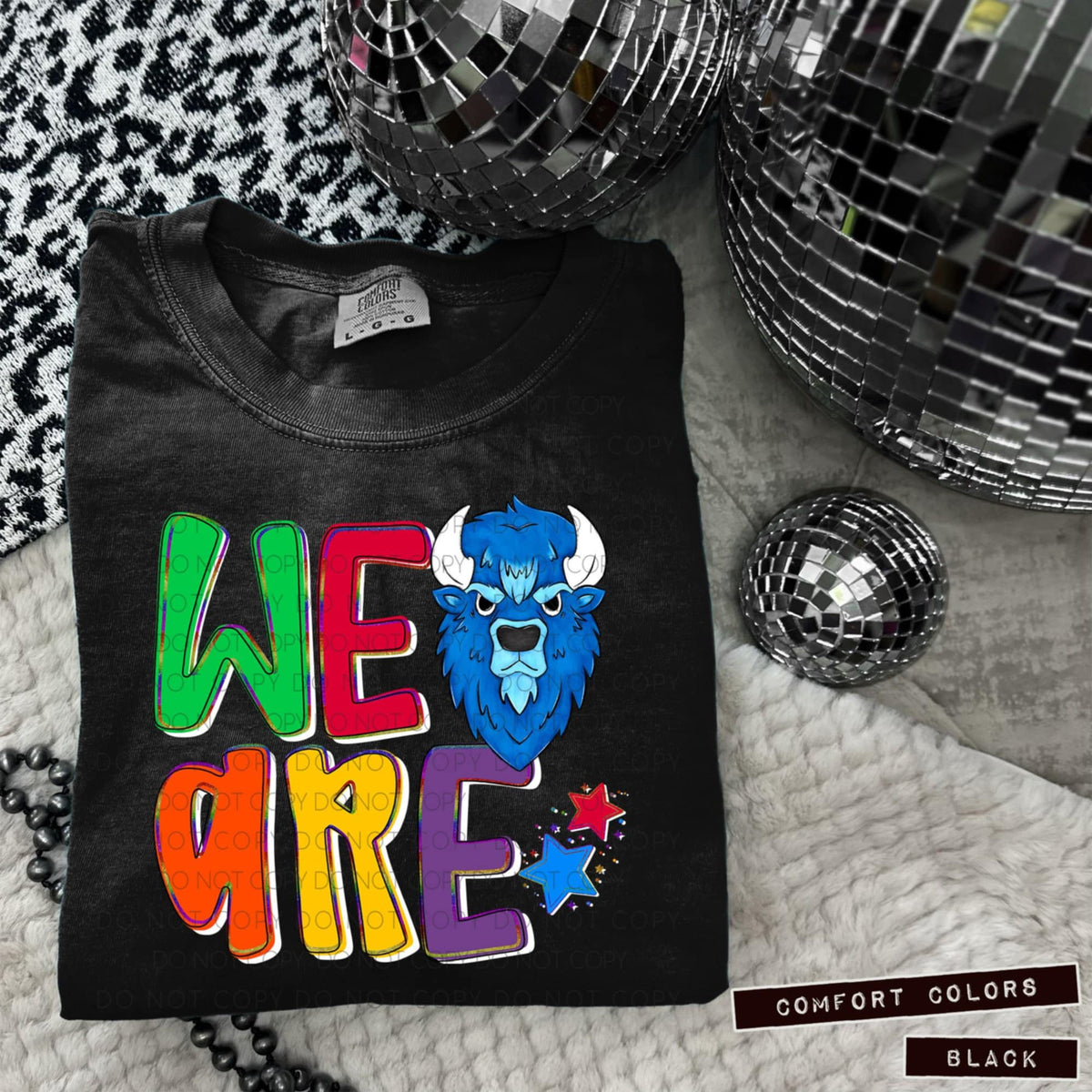 We are buffaloes blue (Caplinger) 100813 DTF transfer