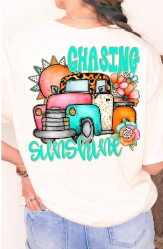 Chasing sunshine truck (S&G) 106913 DTF transfer