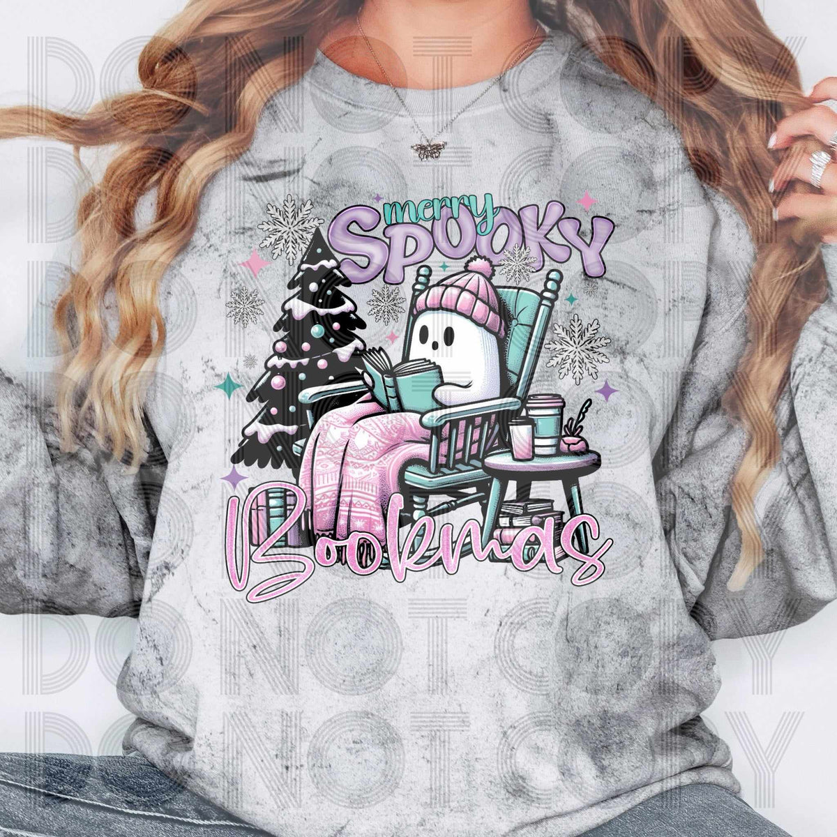 Spooky bookmas 58601 DTF transfer