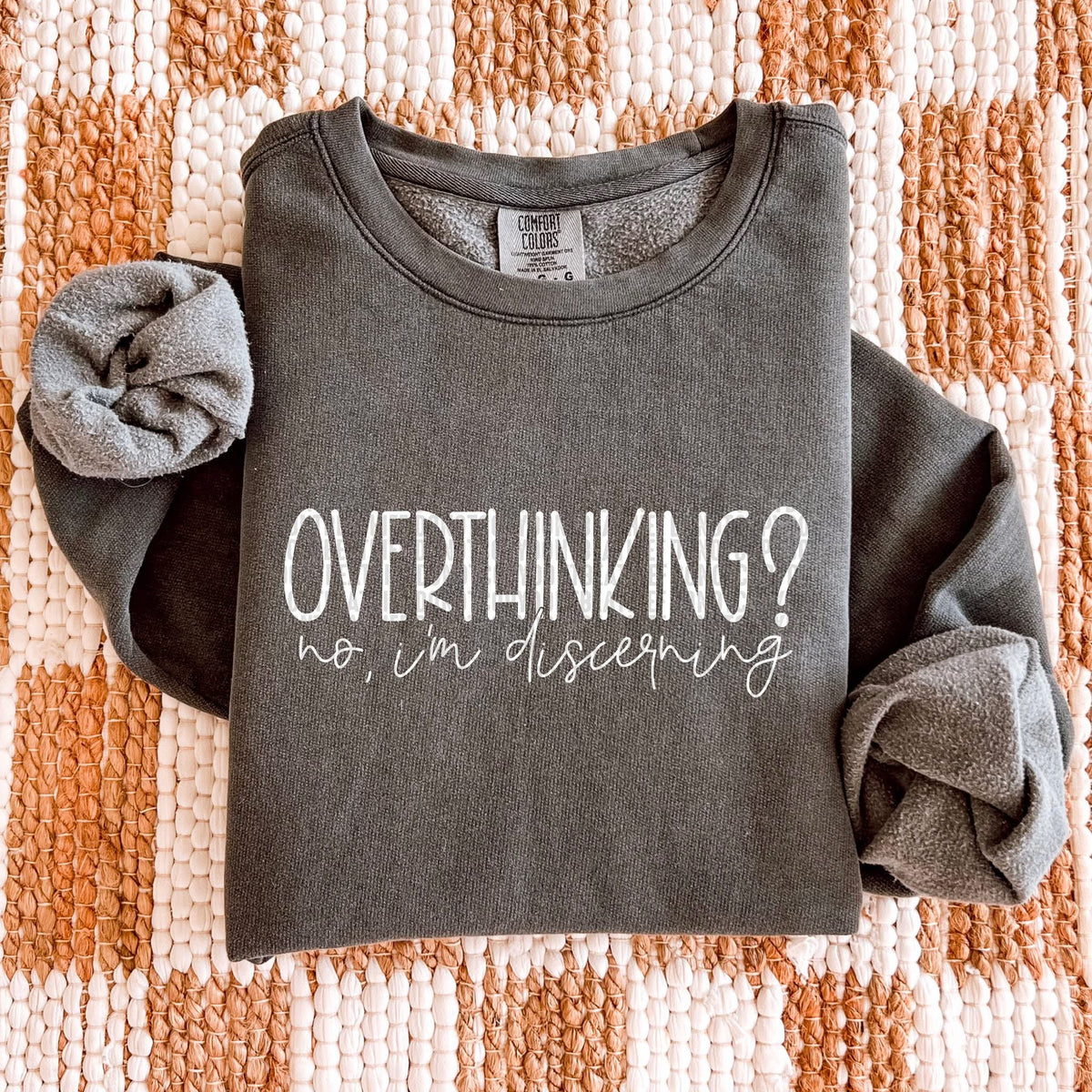 Overthinking? I’m discerning WHITE (SDD) DTF Transfer