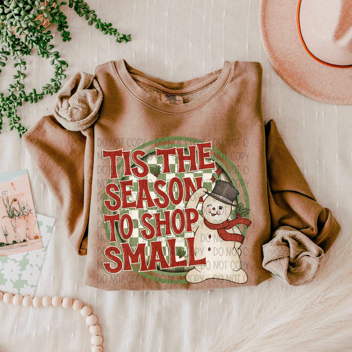 Tis the season to shop small (SW) 53958 DTF transfer