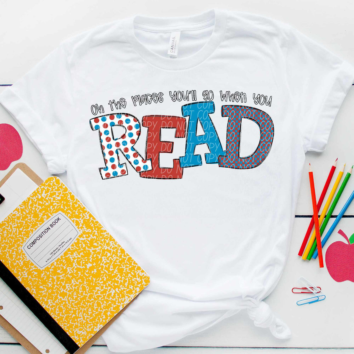 Oh the places you’ll go when you read (CITY) 85043 DTF transfer