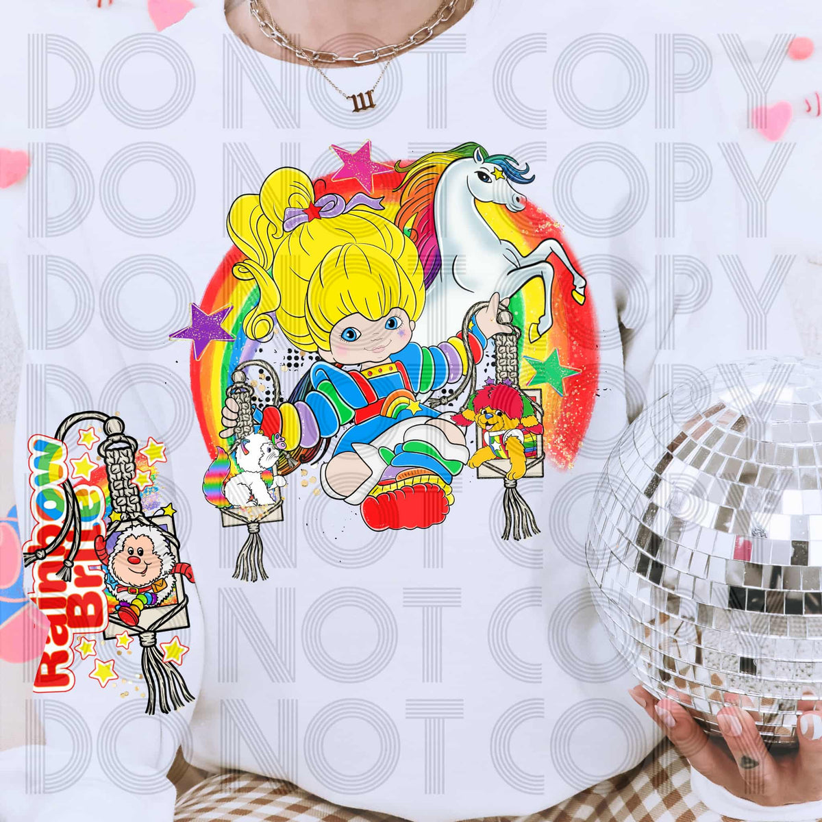Rainbow (front only) RENEWED 113789 DTF transfer