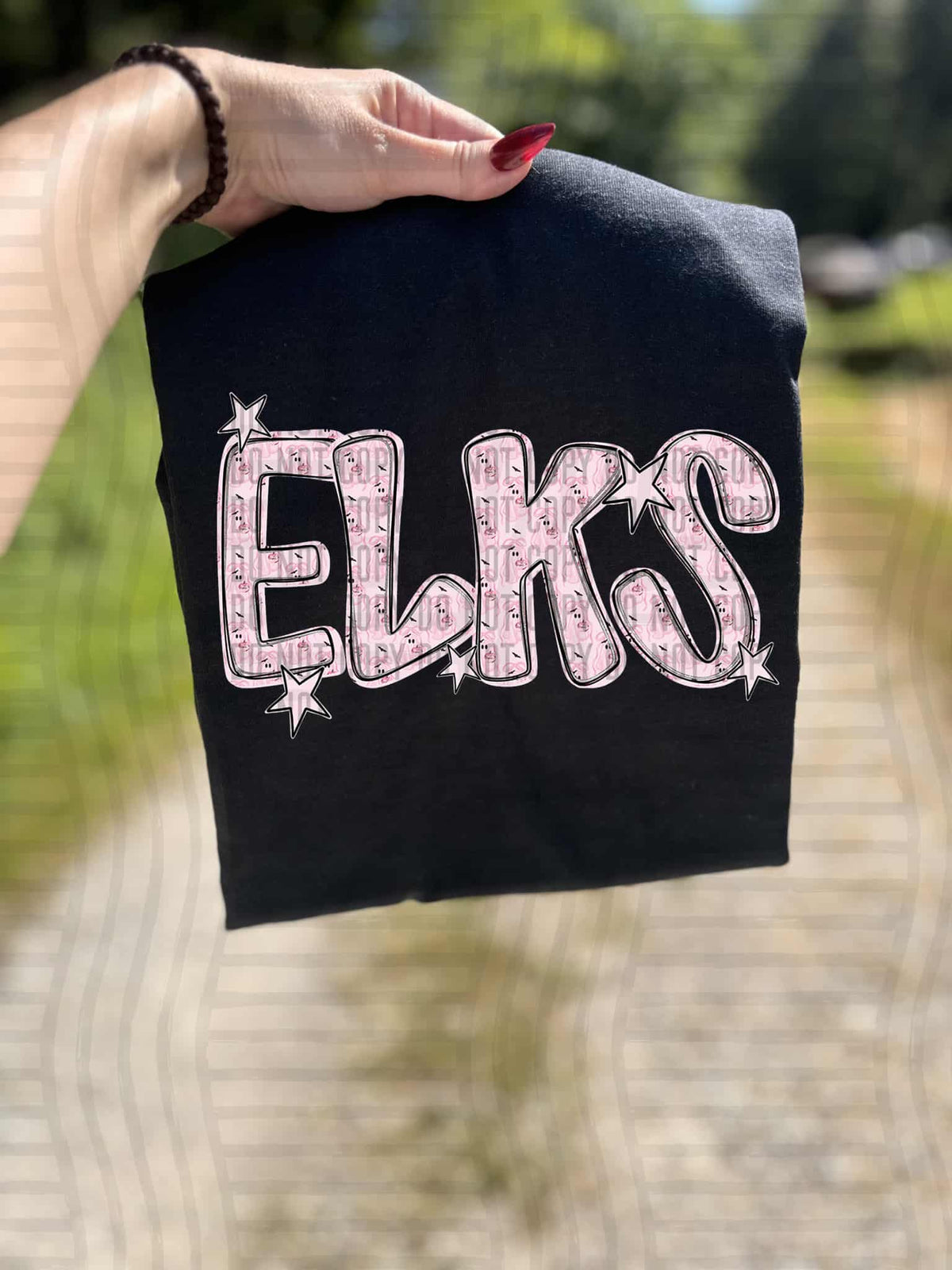 Elks Mascot ghost (caplinger) DTF transfer