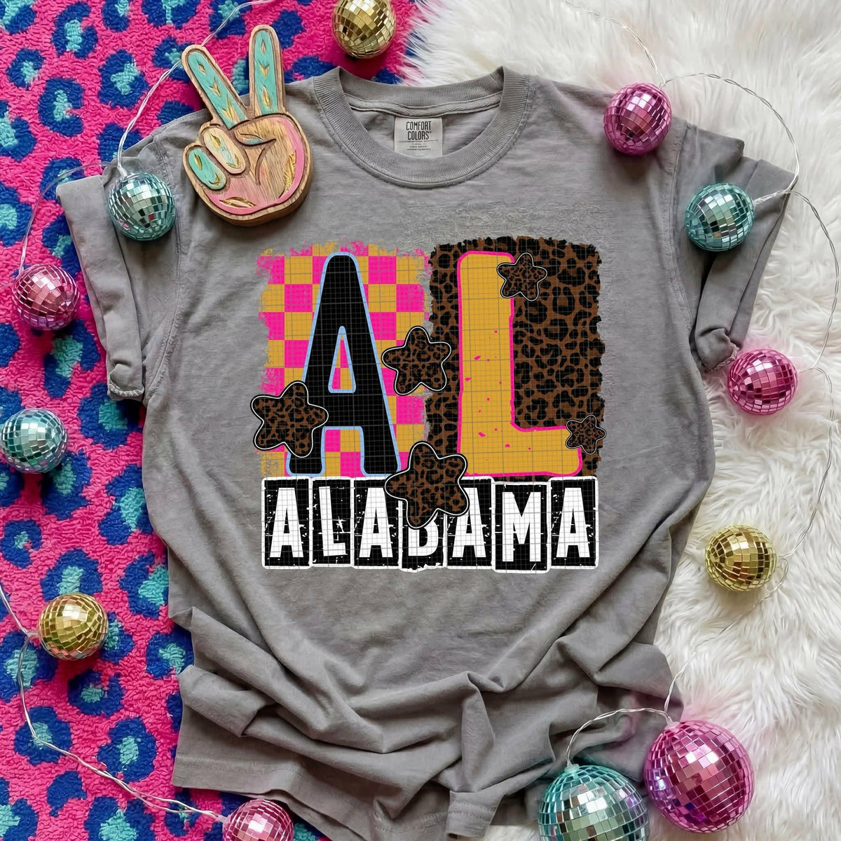 Alabama Animal Print State (C’s) DTF Transfer