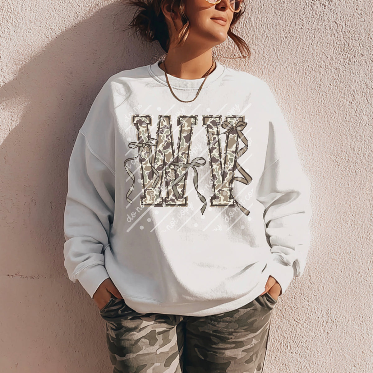 WV camo bow state (scarlow) DTF Transfer