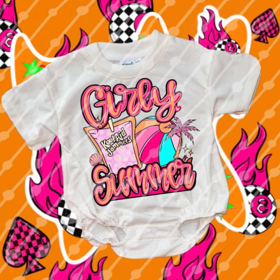 Girly summer (JBD) 96600 DTF transfer