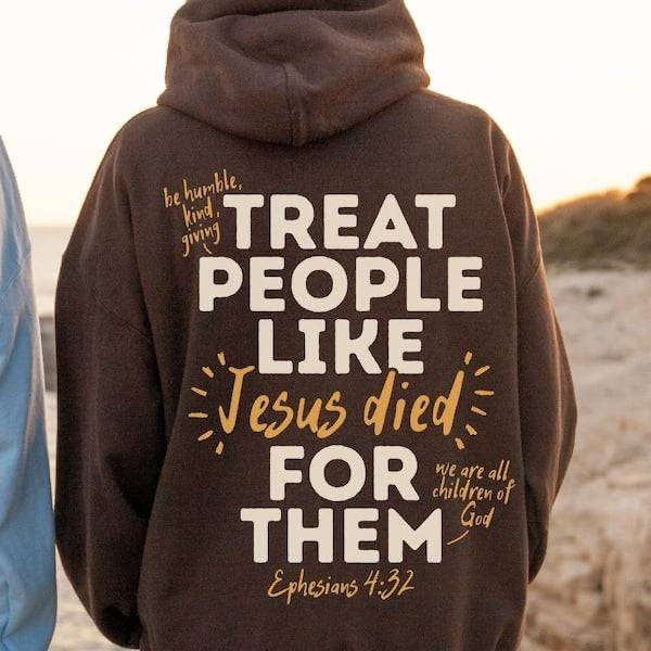 Treat people like Jesus died for them (KARTA) 62981 DTF transfer