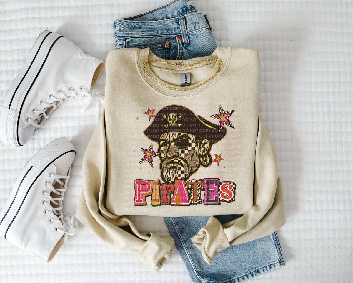 Pirates magazine font (SCG) DTF Transfer