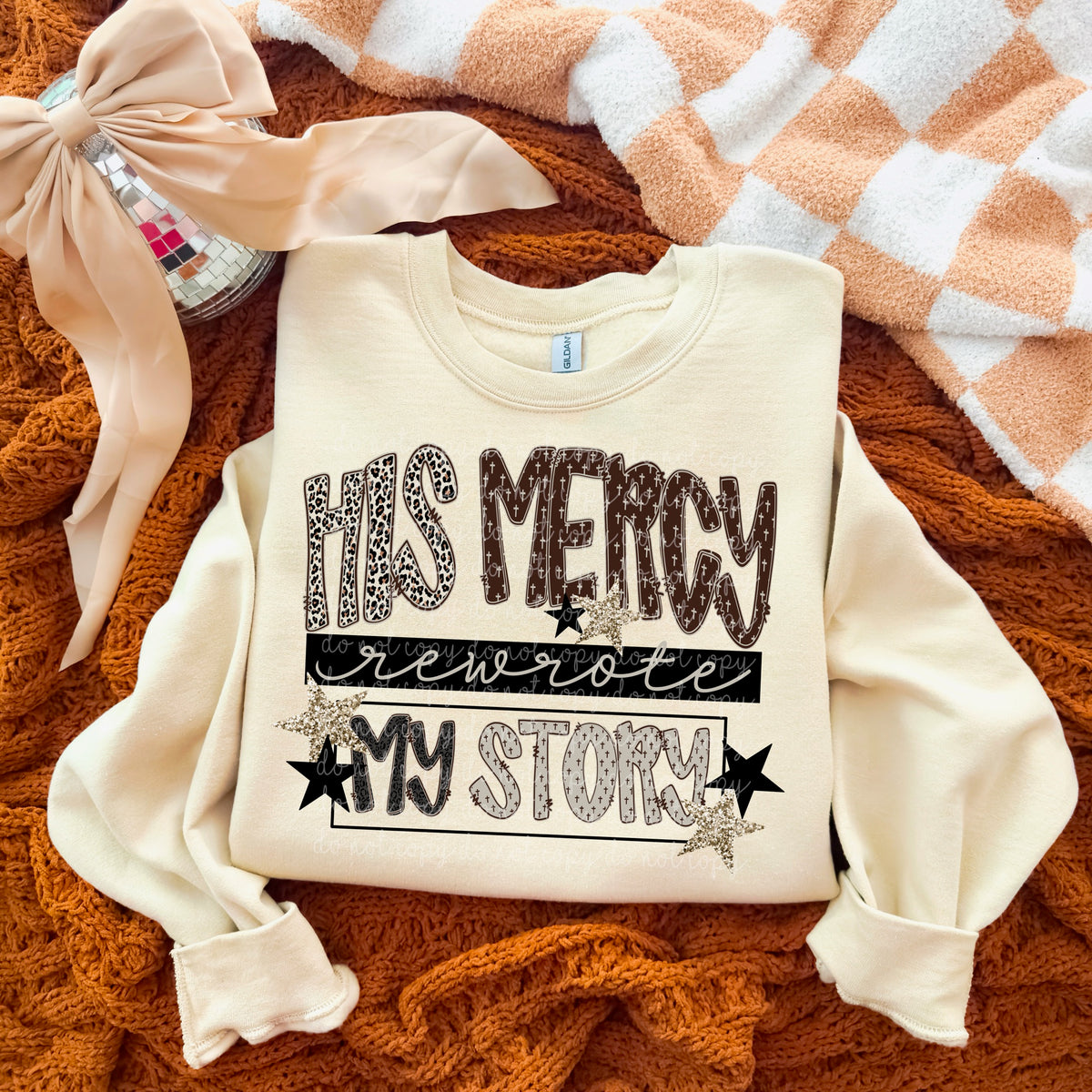 His Mercy rewrote my story exclusive DTF Transfer