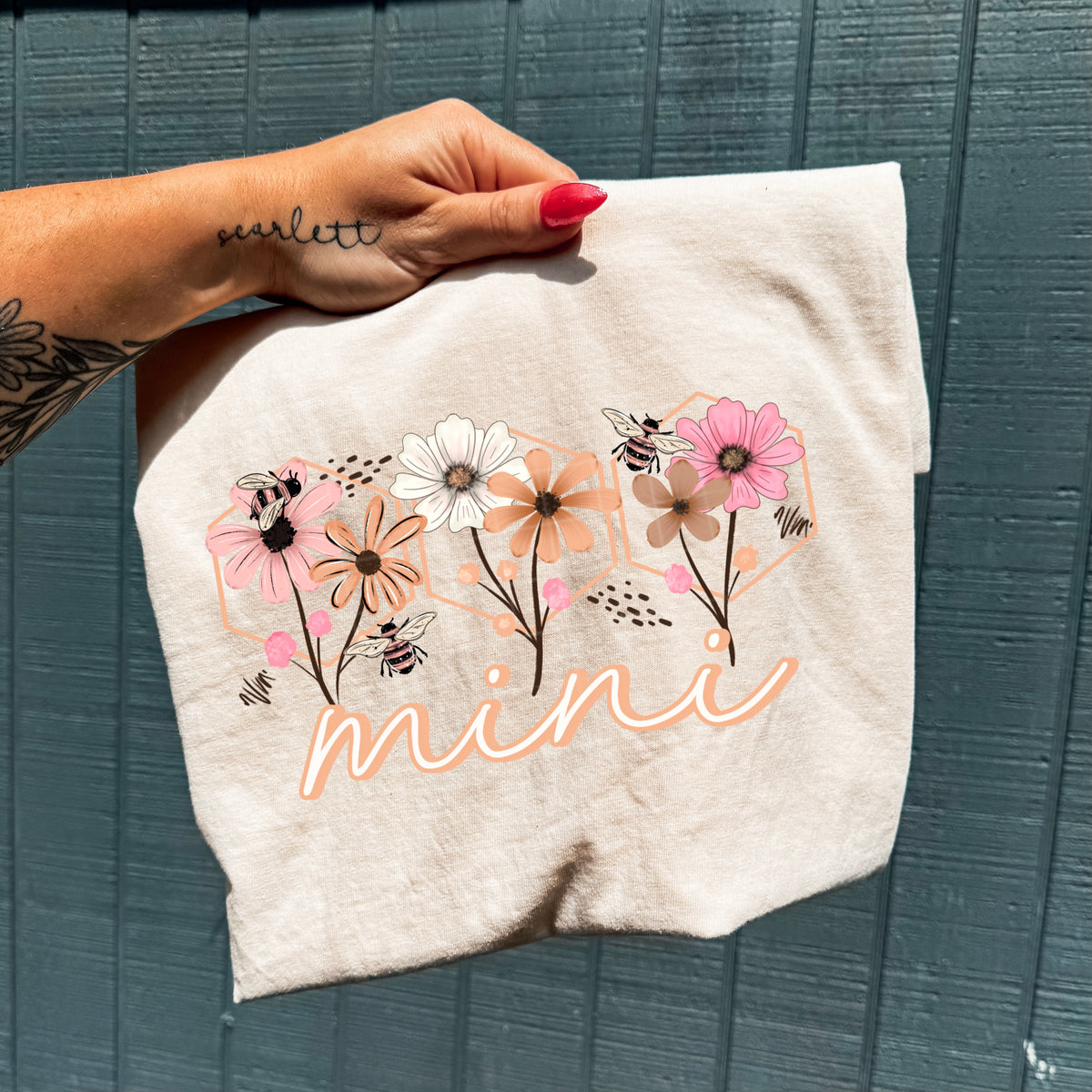 Mini honeycomb florals (CSC) DTF Transfer