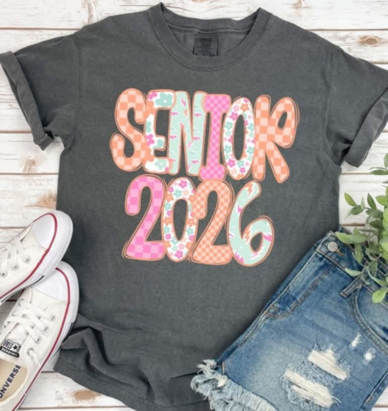 Senior 2026 pastel patterns (S&G) 87819 DTF transfer