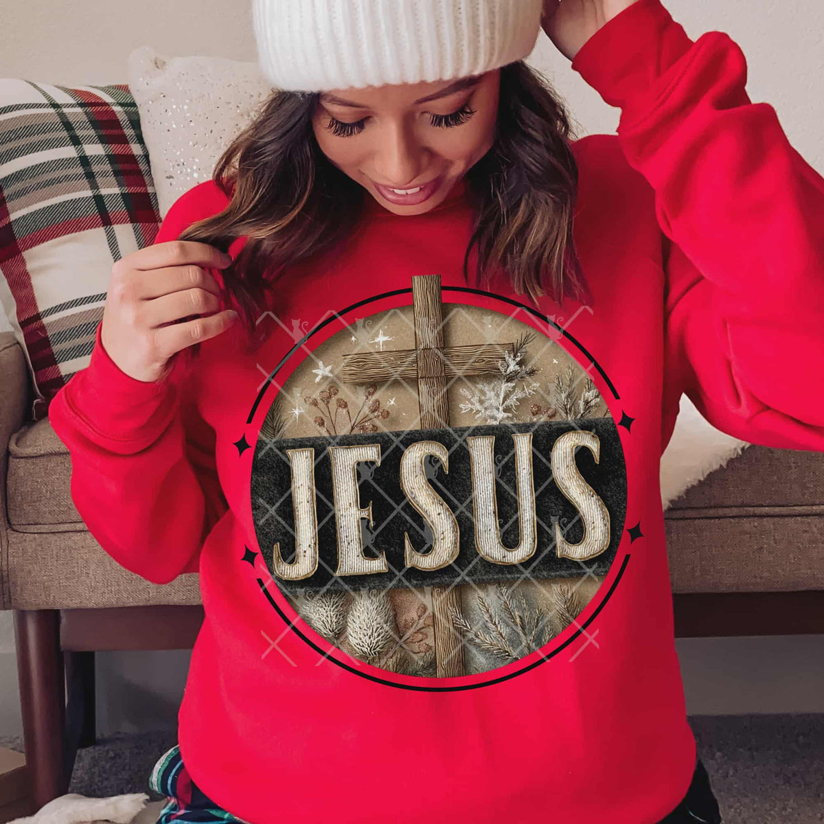 Jesus Circle (TTD) DTF transfer