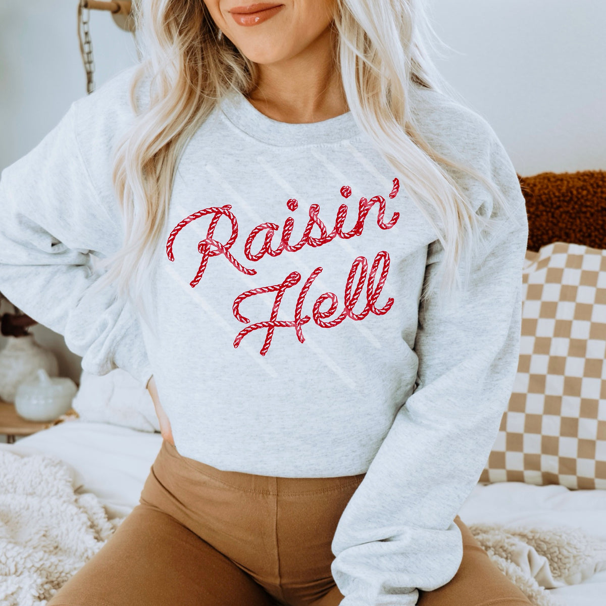 Raising Hell red scarlow 110359 DTF transfer