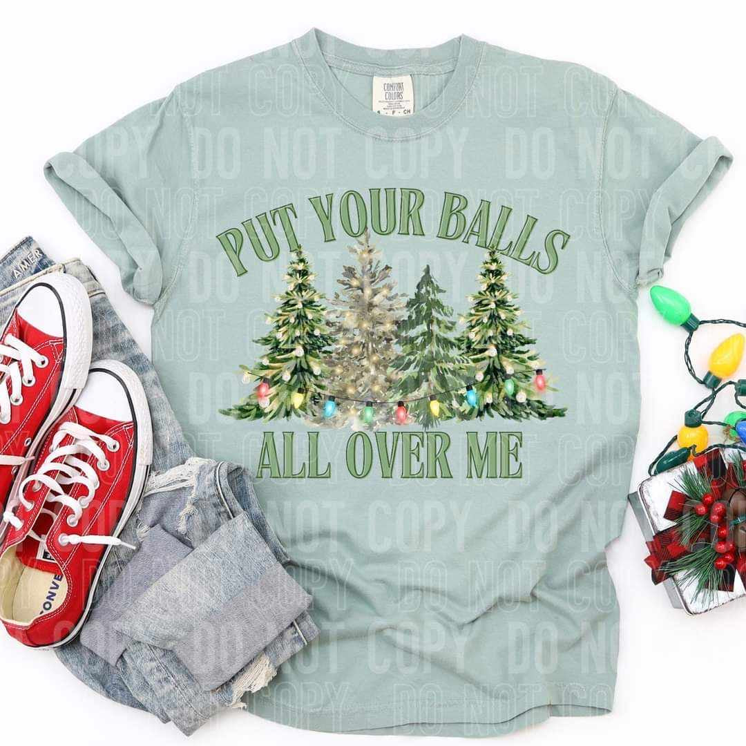 Put your balls all over me (SBB) 64235 DTF transfer