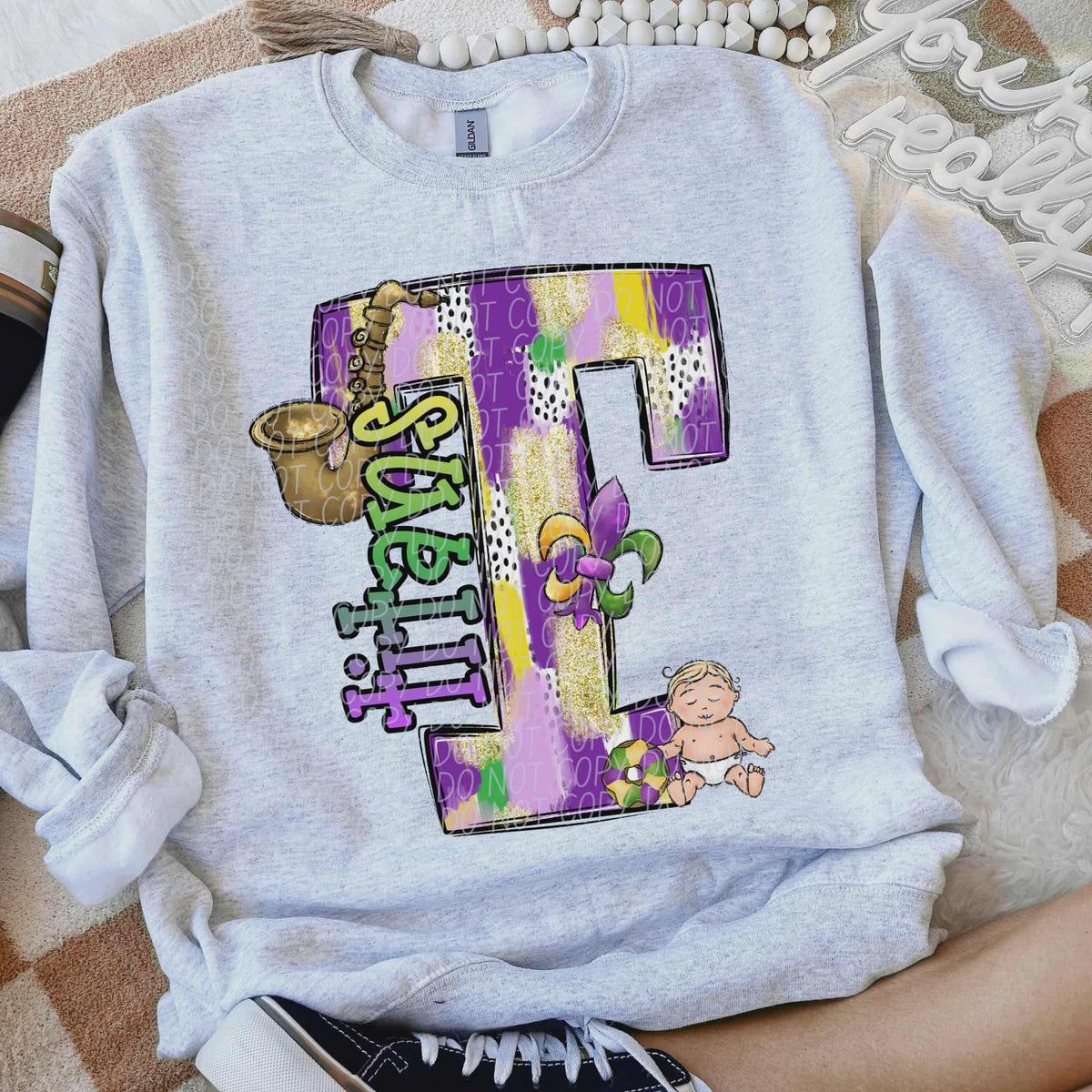 Titans Mardi Gras (city) DTF Transfer