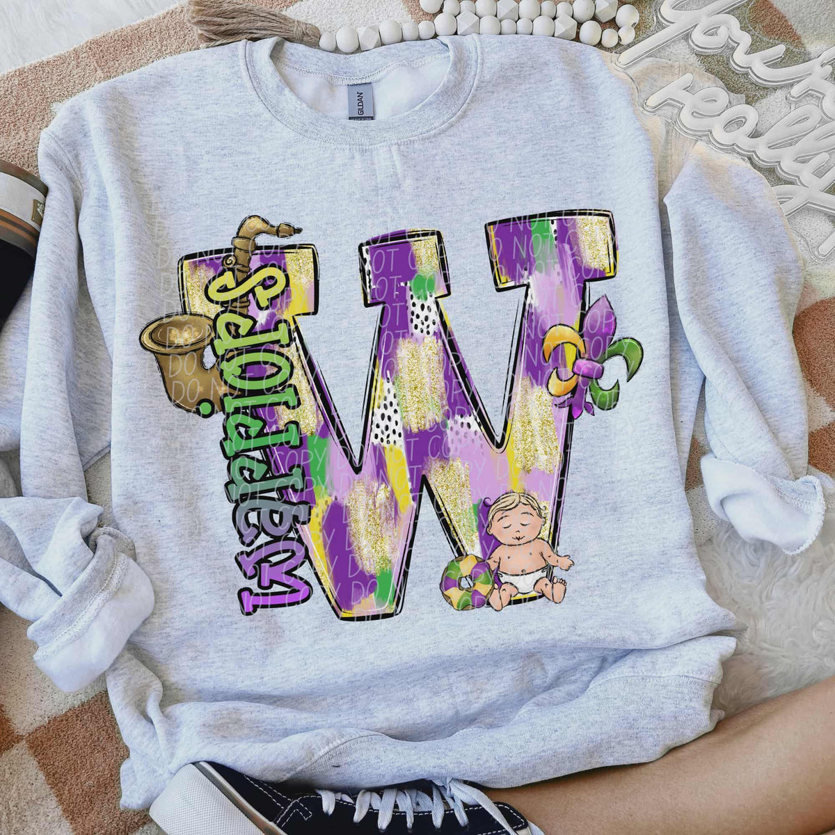 Warriors Mardi Gras (city) DTF Transfer